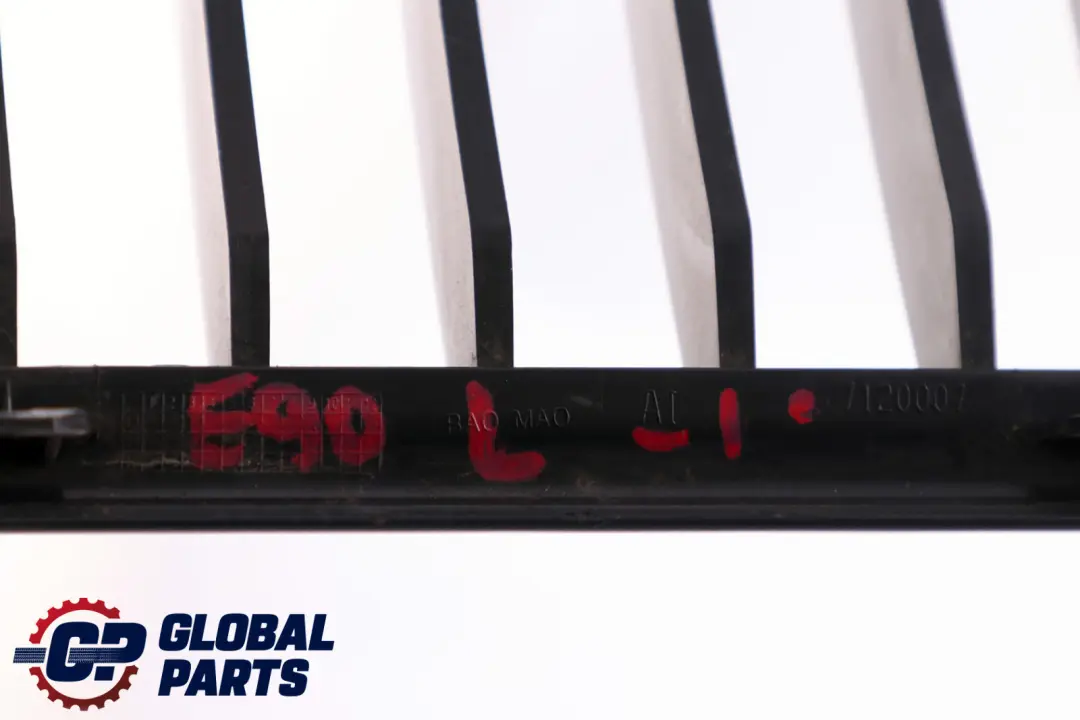 Front Trim Left Frame Grille N/S Black to BMW 3 Series E90 E91 with Part number 7120007 BMW 3 Series E90 E91 Front Trim Left Frame Grille N/S Black - SKU 7120007-1 - Part number 7120007
