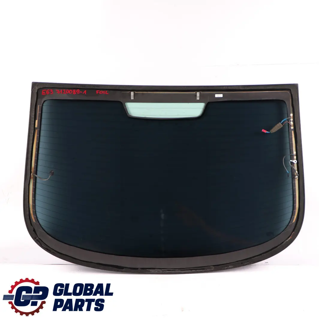 BMW 6 Series E63 Rear Tailgate Boot Trunk Lid Glass Window Antenna AS2 FOIL - SKU 7120089-1 - Part number 7120089
