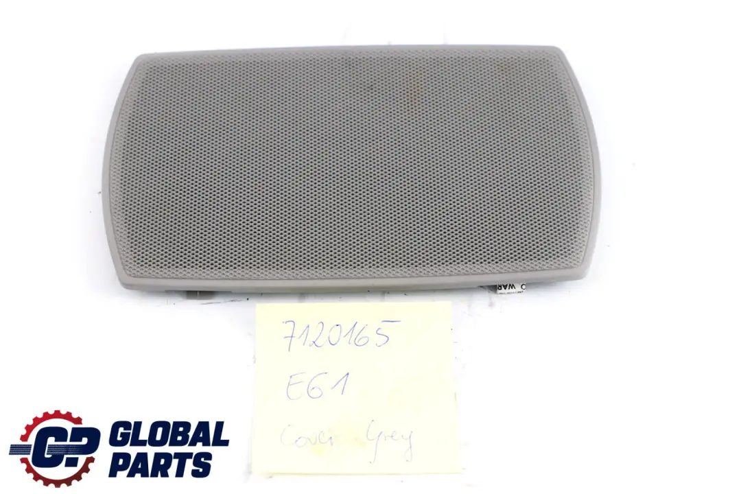 BMW 5 Series E61 Touring Headlining Speaker Loudspeaker Cover Roof Grey - SKU 7120165 - Part number 7120165