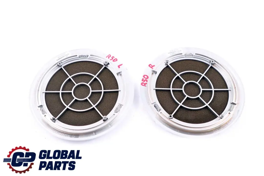 Mini R50 R53 Door Speaker Cover Harman Left Right N/O/S SET - SKU 7120173-2 - Part number 7120173 7120174