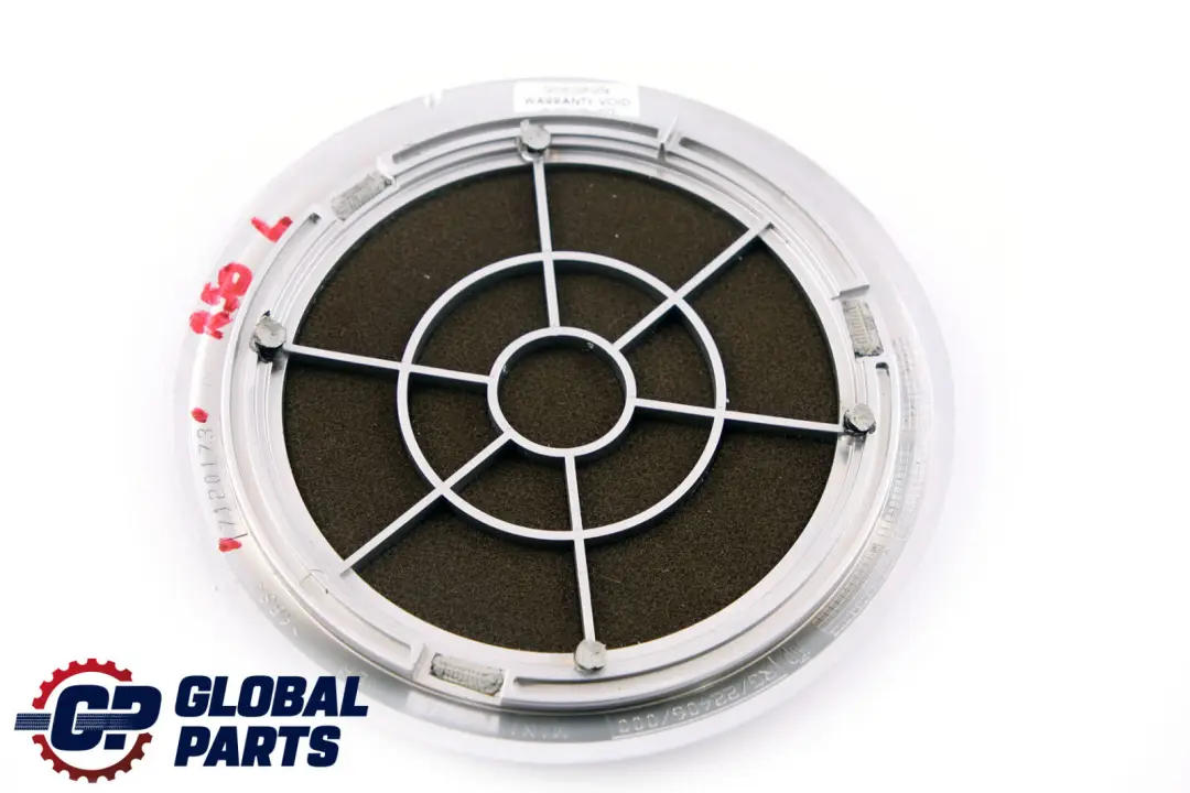 Door Trim Loudspeaker Left N/S Grid Matt Chrome to BMW Mini Cooper R50 R53 Cover with Part number 7120173 BMW Mini Cooper R50 R53 Cover Door Trim Loudspeaker Left N/S Grid Matt Chrome - SKU 7120173 - Part number 7120173