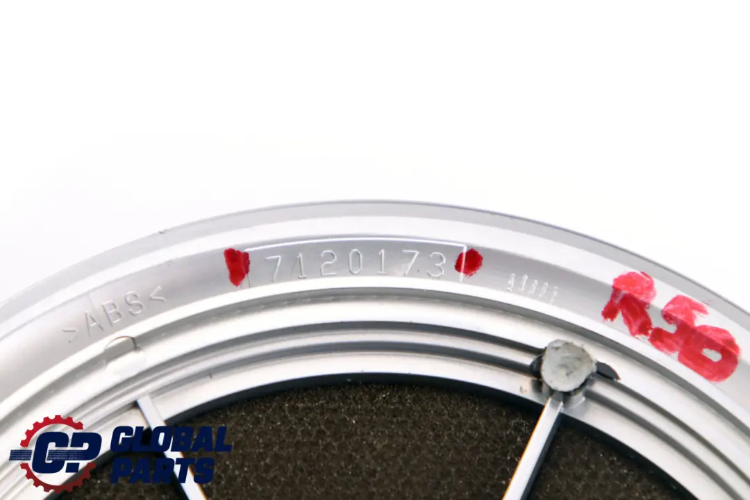 Tür Gitter Lautsprecher Links Matt Chrom für BMW Mini Cooper R50 R53 mit Teilenummer 7120173 BMW Mini Cooper R50 R53 Tür Gitter Lautsprecher Links Matt Chrom - SKU 7120173 - Teilenummer 7120173