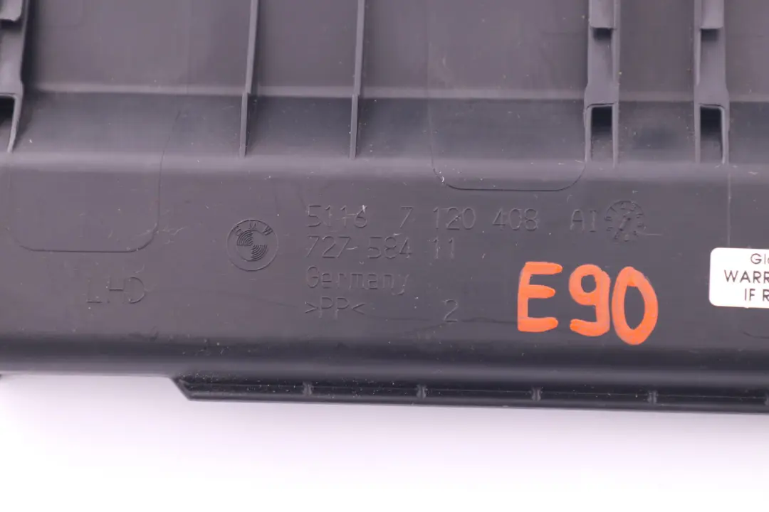  Fuse Bracket BMW E90 E91 E92 E93 Cover Glove Box 5116 - SKU 7120408 - Part number 51167120408