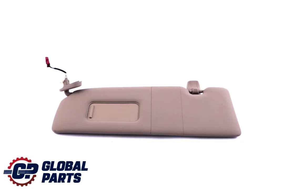 Sonnen Blende mit Spiegel Links Beige für BMW E81 E82 E87 E87N LCI mit Teilenummer 7120561 BMW E81 E82 E87 E87N LCI Sonnen Blende mit Spiegel Links Beige - SKU 7120561 - Teilenummer 7120561