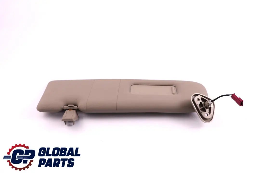BMW E81 E82 E87 E87N LCI Sun Visor With Mirror Left Beige N/S - SKU 7120561 - Part number 7120561