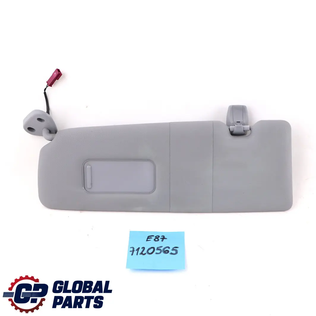 Pare-soleil eclaire avec miroir gauche Gris Alaskagrau pour BMW E81 E82 E87 à propos du numéro de pièce 7120565 BMW E81 E82 E87 Pare-soleil eclaire avec miroir gauche Gris Alaskagrau - SKU 7120565-1 - Numéro de pièce 7120565