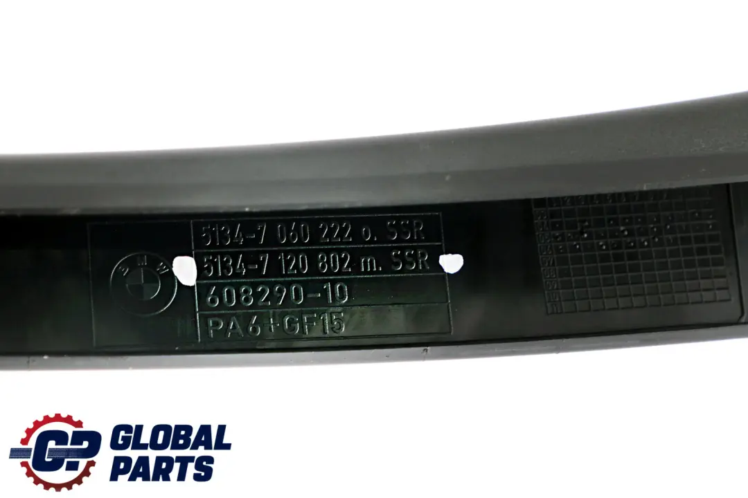 BMW 3 er E90 E90N LCI Abdeckung Fensterrahmen Tür Hinten Recht Schwarz - SKU 7120802 - Teilenummer 7120802