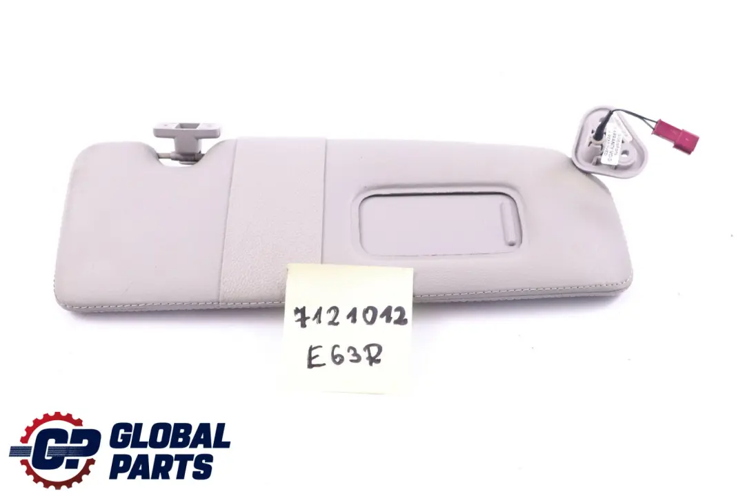 BMW 6 er E63 Sonnenblende Make-Up-Leuchte Rechts Himmelgrau - SKU 7121012 - Teilenummer 7121012