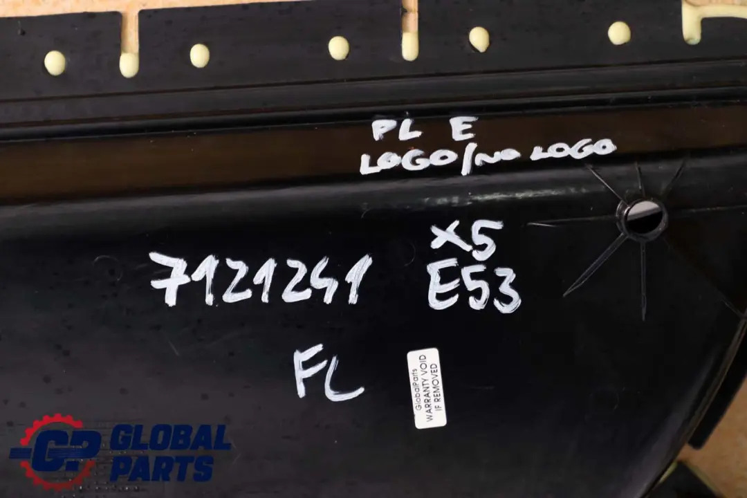 Front Left N/S Door Card Leather Trim Panel Walknappa Black to BMW X5 Series E53 with Part number 7121241 BMW X5 Series E53 Front Left N/S Door Card Leather Trim Panel Walknappa Black - SKU 7121241 - Part number 7121241