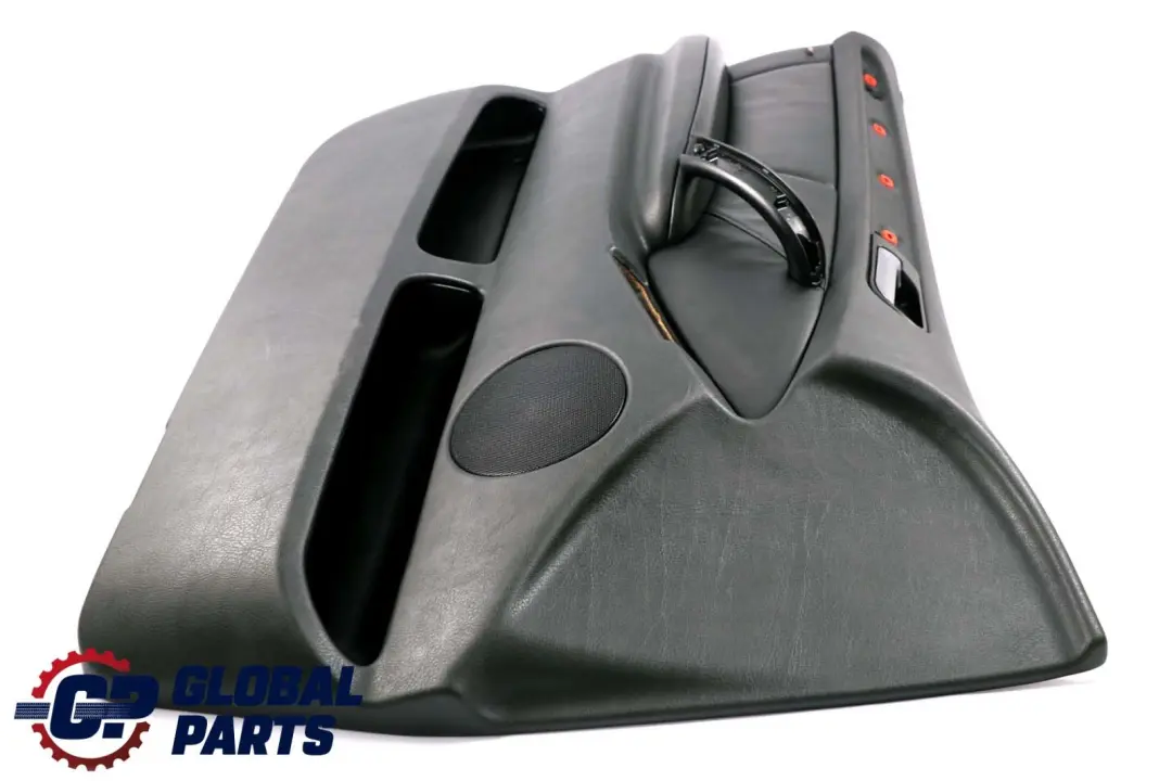 Front Left N/S Door Card Leather Trim Panel Walknappa Black to BMW X5 Series E53 with Part number 7121241 BMW X5 Series E53 Front Left N/S Door Card Leather Trim Panel Walknappa Black - SKU 7121241 - Part number 7121241