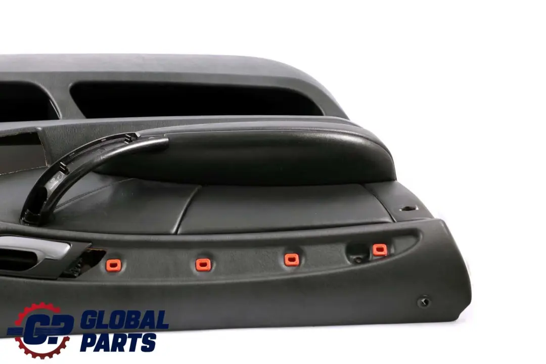 Front Left N/S Door Card Leather Trim Panel Walknappa Black to BMW X5 Series E53 with Part number 7121241 BMW X5 Series E53 Front Left N/S Door Card Leather Trim Panel Walknappa Black - SKU 7121241 - Part number 7121241