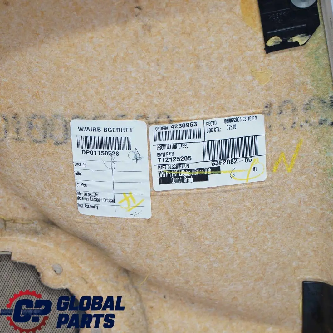 Reihe E53 Türverkleidung Vorn Rechts Walknappa Hellbeige Beige für BMW X5 mit Teilenummer 7121244 BMW X5 Reihe E53 Türverkleidung Vorn Rechts Walknappa Hellbeige Beige - SKU 7121244 - Teilenummer 7121244