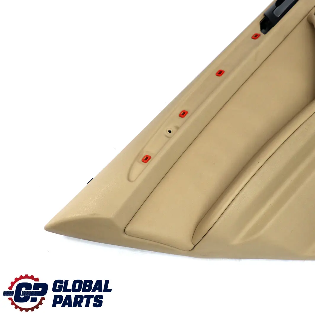 Left N/S Door Card Trim Panel Leather Walknappa Beige to BMW X5 E53 Rear with Part number 7121267 BMW X5 E53 Rear Left N/S Door Card Trim Panel Leather Walknappa Beige - SKU 7121267 - Part number 7121267