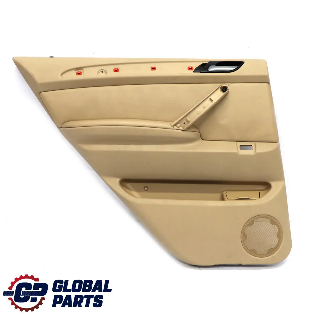 Left N/S Door Card Trim Panel Leather Walknappa Beige to BMW X5 E53 Rear with Part number 7121267 BMW X5 E53 Rear Left N/S Door Card Trim Panel Leather Walknappa Beige - SKU 7121267 - Part number 7121267