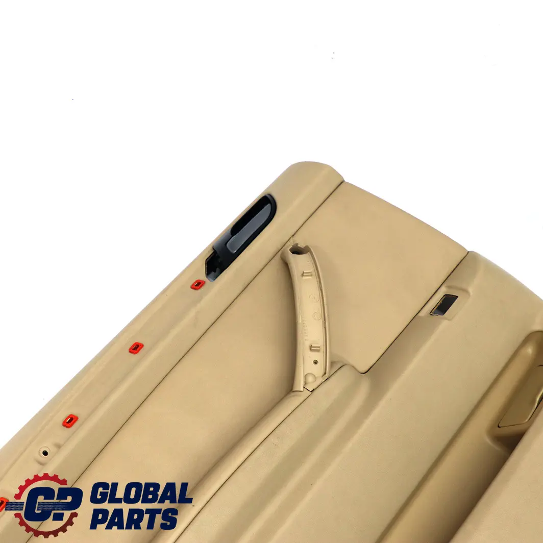 Left N/S Door Card Trim Panel Leather Walknappa Beige to BMW X5 E53 Rear with Part number 7121267 BMW X5 E53 Rear Left N/S Door Card Trim Panel Leather Walknappa Beige - SKU 7121267 - Part number 7121267
