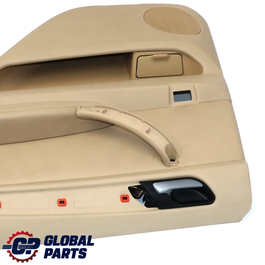 Right O/S Door Card Trim Panel Leather Walknappa Beige to BMW X5 E53 Rear with Part number 7121268 BMW X5 E53 Rear Right O/S Door Card Trim Panel Leather Walknappa Beige - SKU 7121268 - Part number 7121268