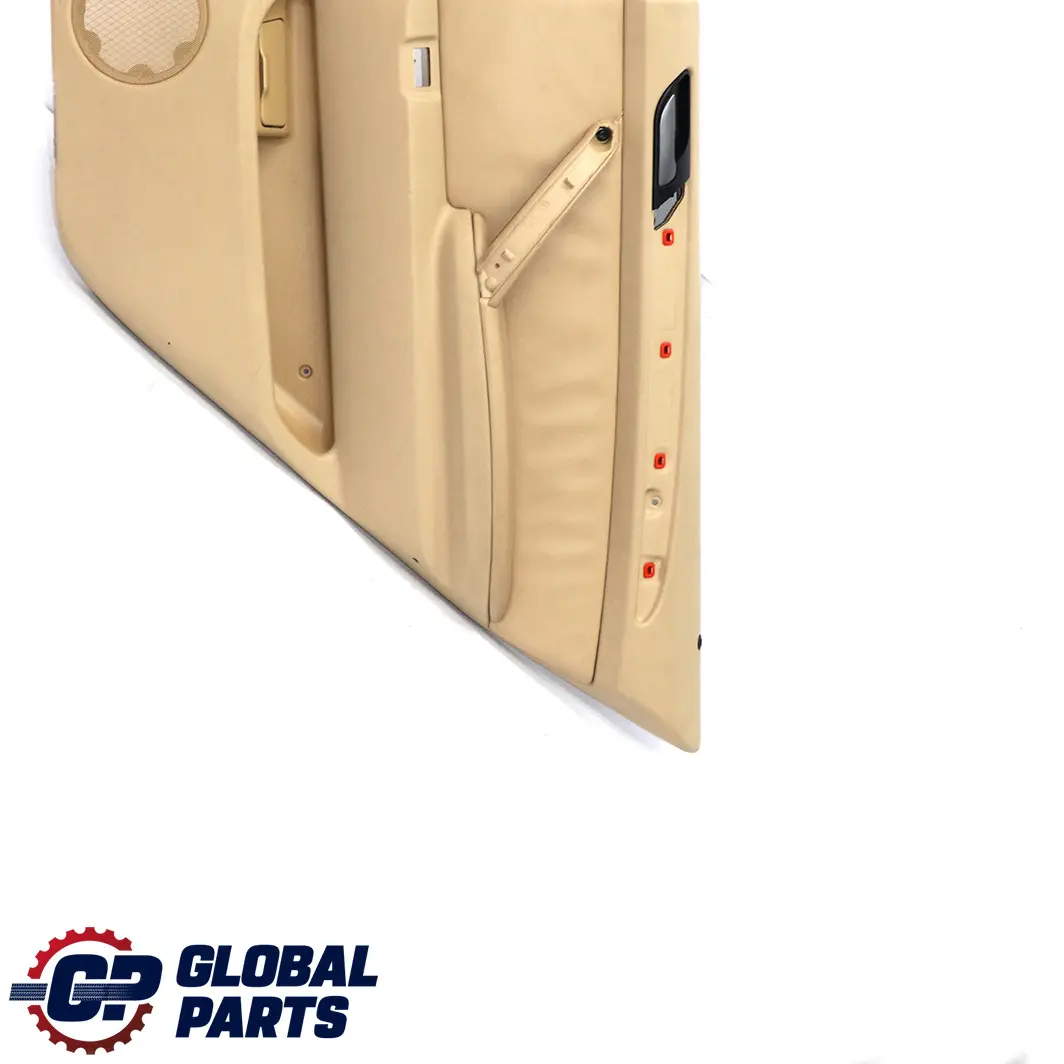 Right O/S Door Card Trim Panel Leather Walknappa Beige to BMW X5 E53 Rear with Part number 7121268 BMW X5 E53 Rear Right O/S Door Card Trim Panel Leather Walknappa Beige - SKU 7121268 - Part number 7121268