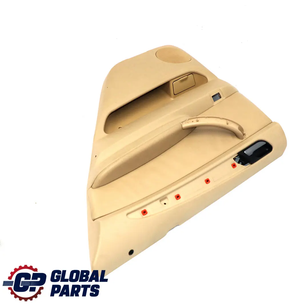 Right O/S Door Card Trim Panel Leather Walknappa Beige to BMW X5 E53 Rear with Part number 7121268 BMW X5 E53 Rear Right O/S Door Card Trim Panel Leather Walknappa Beige - SKU 7121268 - Part number 7121268