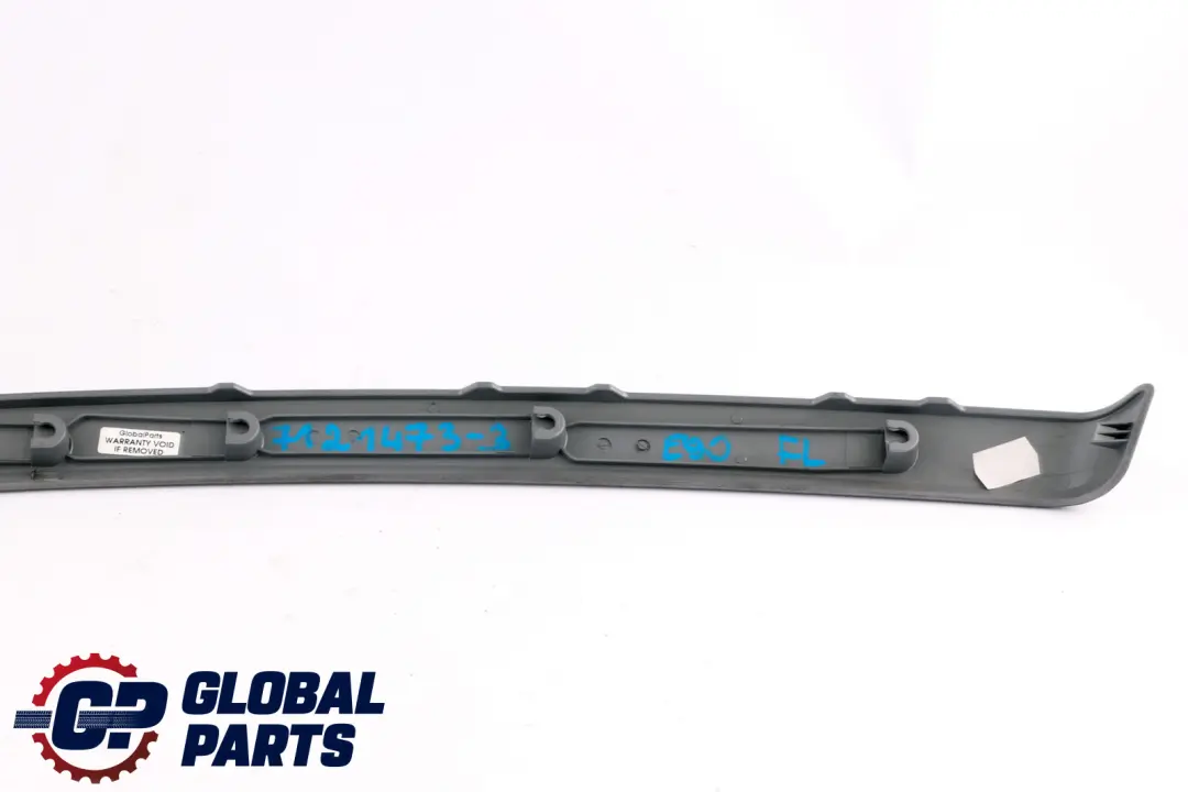 Decor Trim Strip Door Front Left Titan 90 Silver N/S to BMW 3 Series 3 E90 with Part number 7121473 BMW 3 Series 3 E90 Decor Trim Strip Door Front Left Titan 90 Silver N/S - SKU 7121473-3 - Part number 7121473