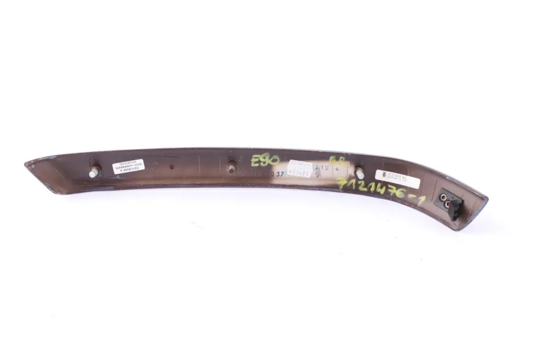 BMW E90 E91 Apertura Porta Legno Nussbaum Posteriore Destra - SKU 7121476-1 - Numero di parte 7121476