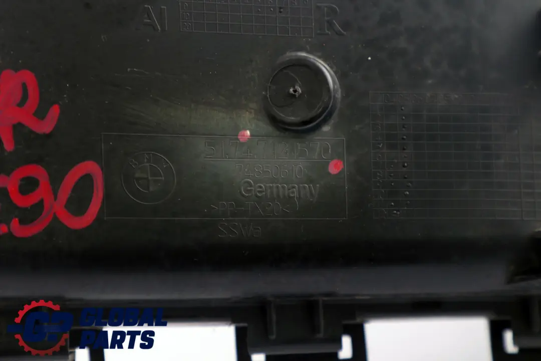 BMW E90 E91 Guidage De L'Air Frein Avant Droite 5174 - SKU 7121570 - Numéro de pièce 7121570
