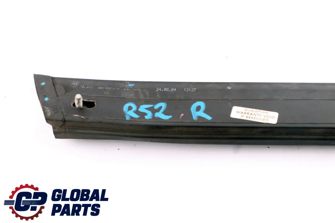 Mini Cabrio R52 Dichtung Dichtung Dachrahmen Rechts O/S - SKU 7121576 - Teilenummer 7121576