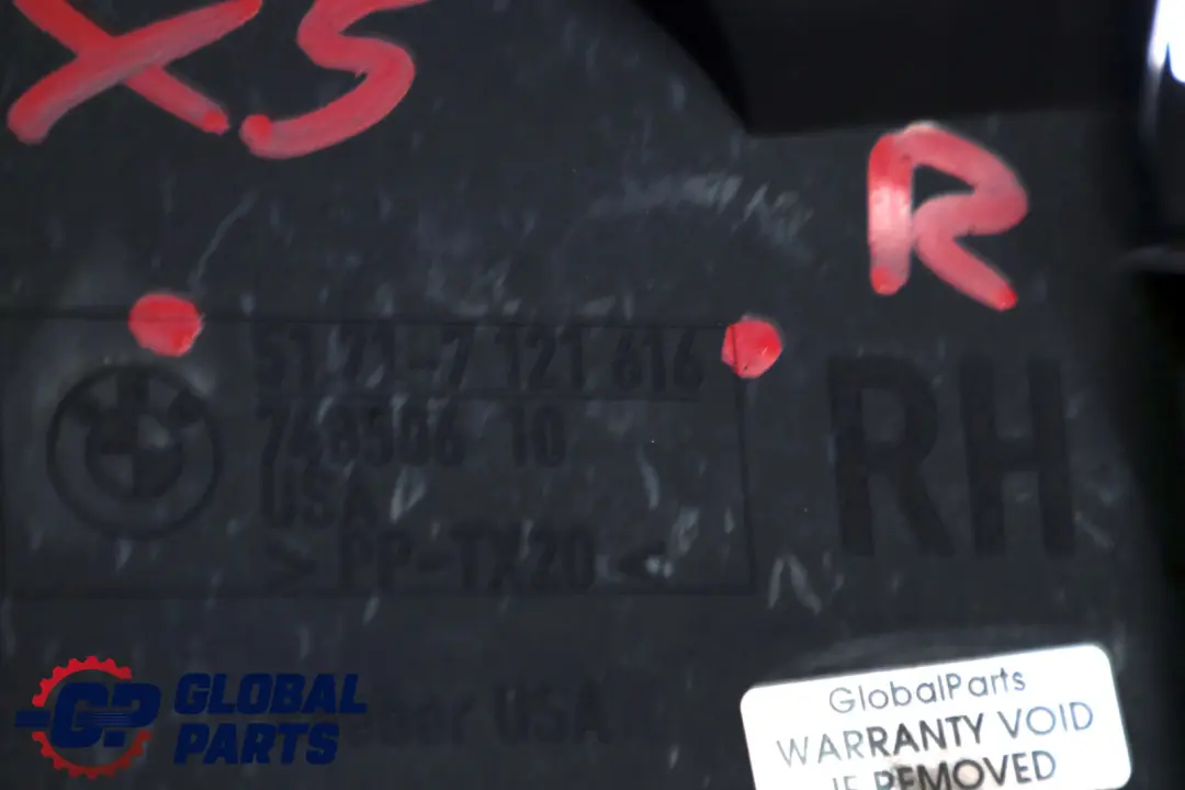 BMW E53 Kanał Chłodzenia Hamulca Prawy - SKU 7121616 - Numer Części 7121616