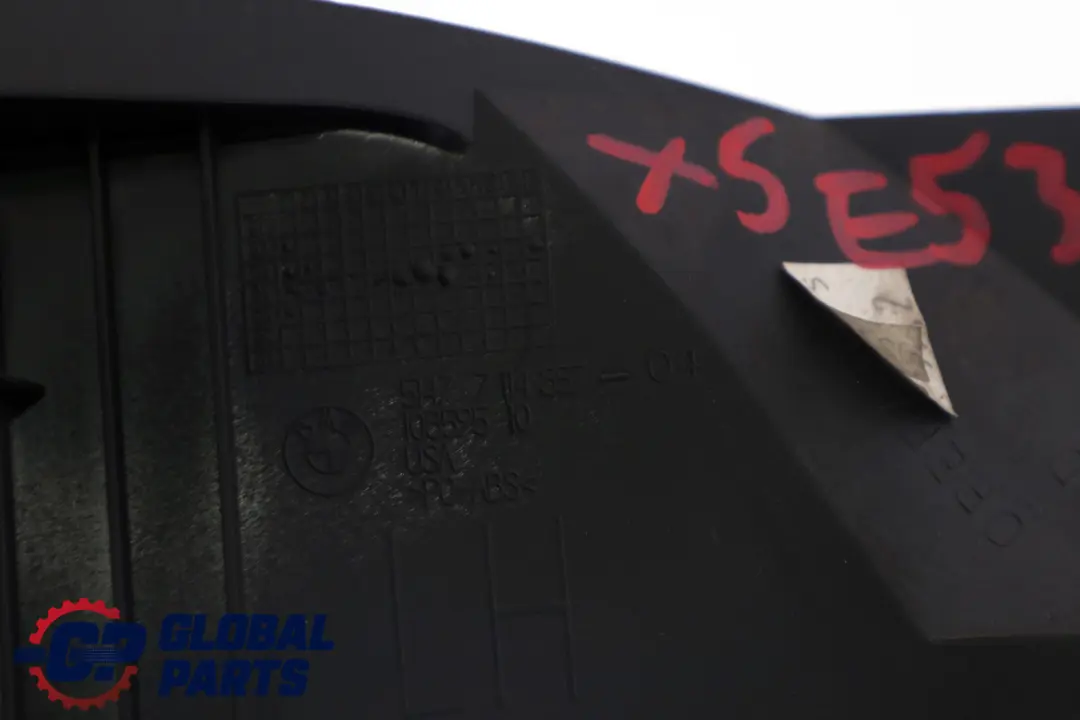 BMW X5 Series E53 Lateral Trunk Floor Vent Louvre Left N/S Black 7114357 - SKU 7122029 - Part number 7122029
