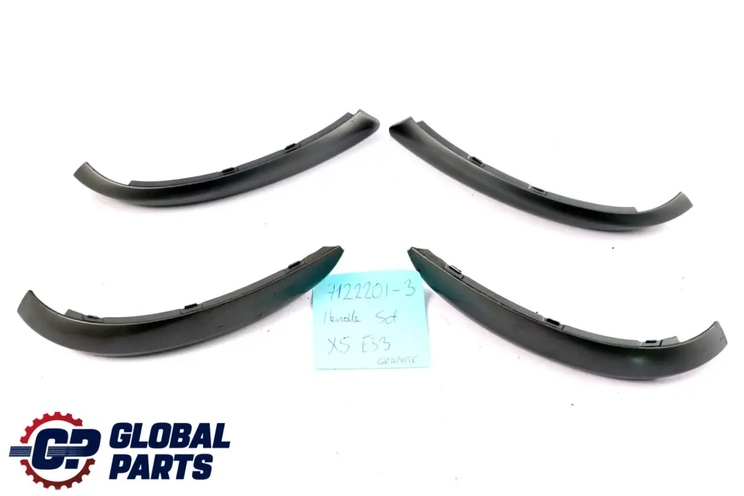 Set Interior Door Card Handle Graphite to BMW X5 Series 3 E53 with Part number 7122432 BMW X5 Series 3 E53 Set Interior Door Card Handle Graphite - SKU 7122201-3 - Part number 7122432