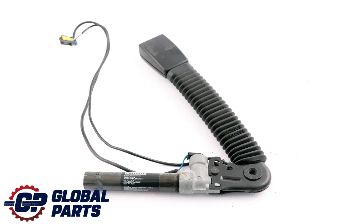 Delantero Derecho Asiento Inferior Cinturon Tensor Hebilla para BMW E65 E66 con número de pieza 7122210 BMW E65 E66 Delantero Derecho Asiento Inferior Cinturon Tensor Hebilla - SKU 7122210 - Número de pieza 7122210