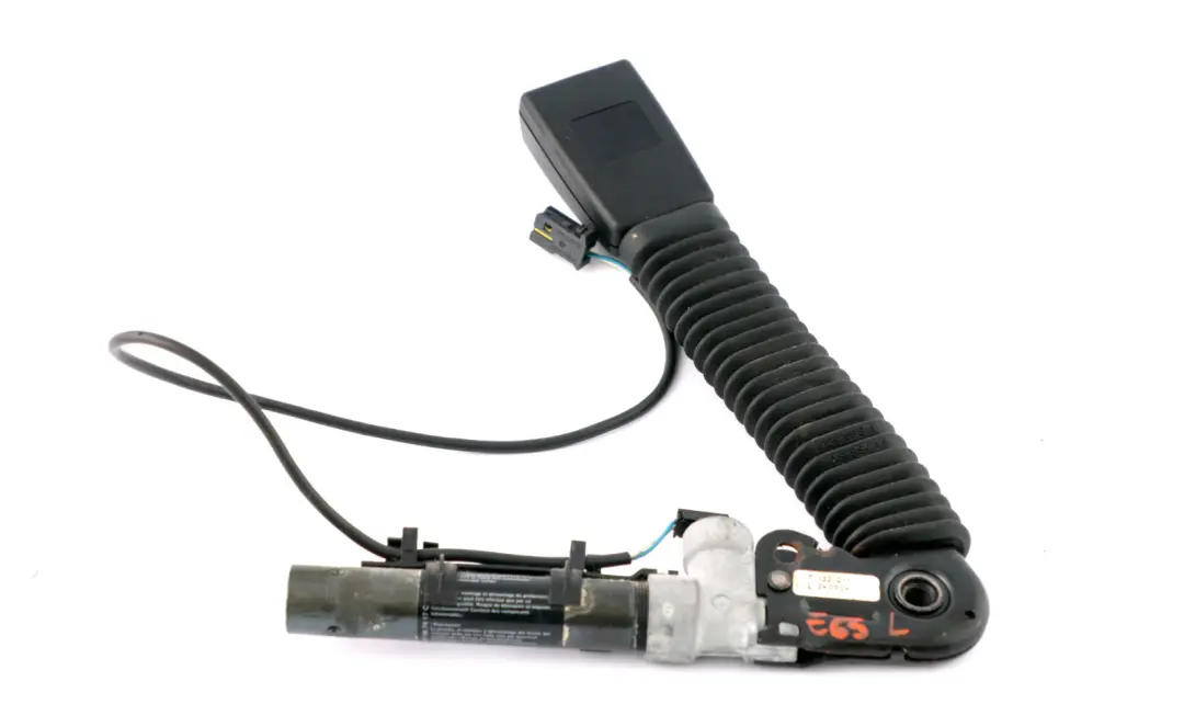 BMW E65 E66 Sedile Anteriore Sinistro Fibbia Tenditore Cintura Inferiore N/S - SKU 7122211 - Numero di parte 7122211