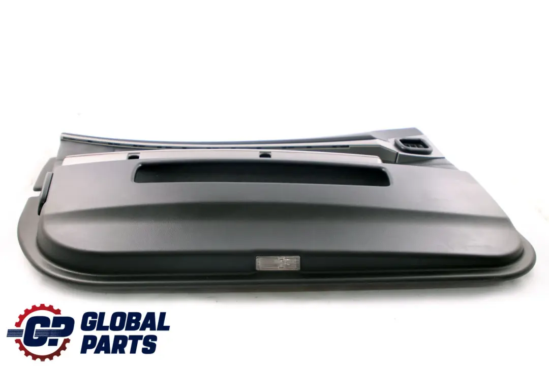 Front Left N/S Door Card Leather Pearl Black Lining Trim to BMW 7 Series E65 E66 with Part number 7122379 BMW 7 Series E65 E66 Front Left N/S Door Card Leather Pearl Black Lining Trim - SKU 7122379 - Part number 7122379