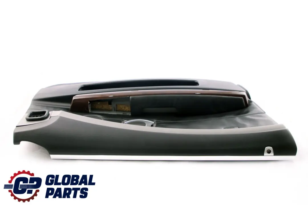Front Left N/S Door Card Leather Pearl Black Lining Trim to BMW 7 Series E65 E66 with Part number 7122379 BMW 7 Series E65 E66 Front Left N/S Door Card Leather Pearl Black Lining Trim - SKU 7122379 - Part number 7122379