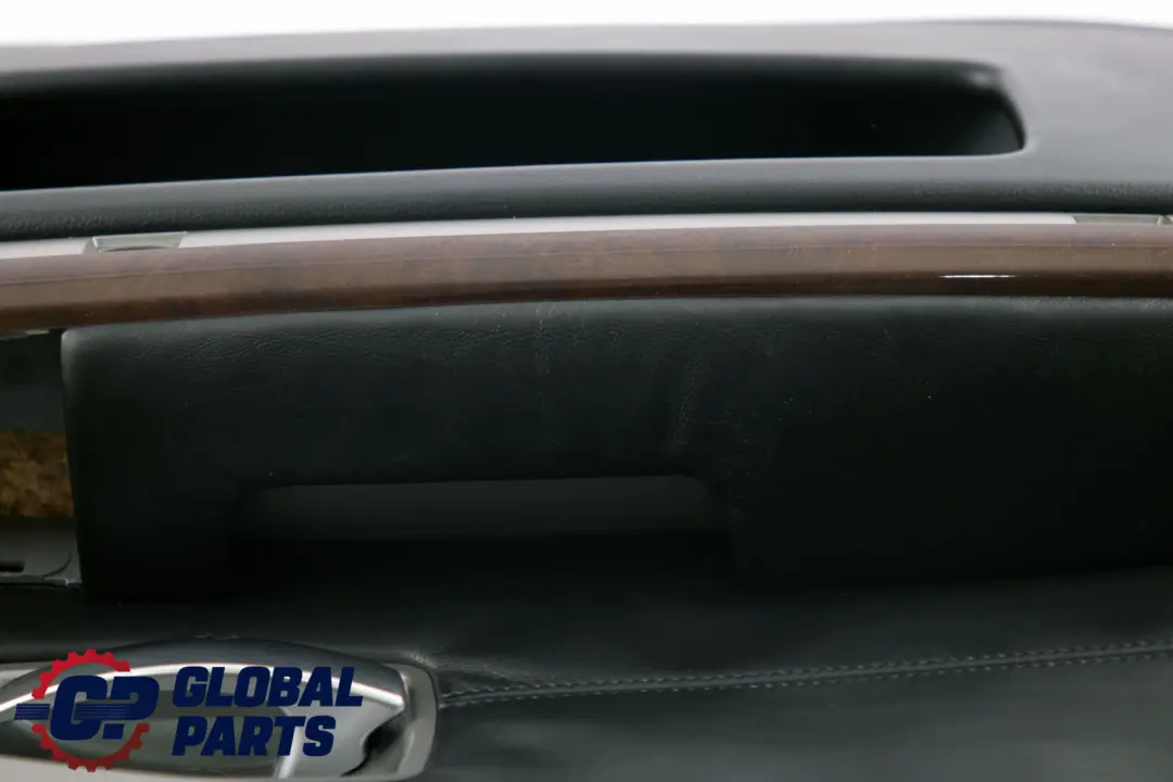 Front Left N/S Door Card Leather Pearl Black Lining Trim to BMW 7 Series E65 E66 with Part number 7122379 BMW 7 Series E65 E66 Front Left N/S Door Card Leather Pearl Black Lining Trim - SKU 7122379 - Part number 7122379