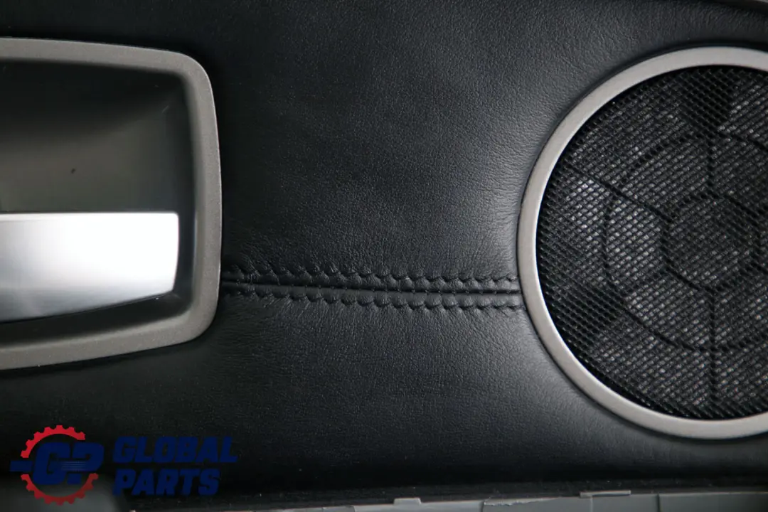 Front Left N/S Door Card Leather Pearl Black Lining Trim to BMW 7 Series E65 E66 with Part number 7122379 BMW 7 Series E65 E66 Front Left N/S Door Card Leather Pearl Black Lining Trim - SKU 7122379 - Part number 7122379