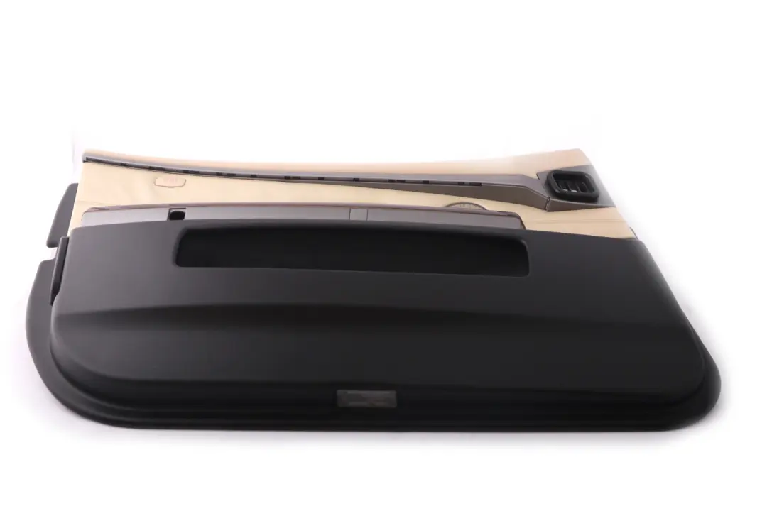 BMW 7 Series E65 Front Left N/S Leather Interior Door Card Trim Cream Beige - SKU 7122385 - Part number 7122385