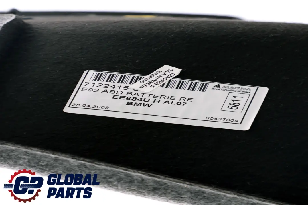 BMW E92 Coperchio batteria Occhio rimorchio Gancio avvio Pannello rivestimento - SKU 7122415 - Numero di parte 7122415