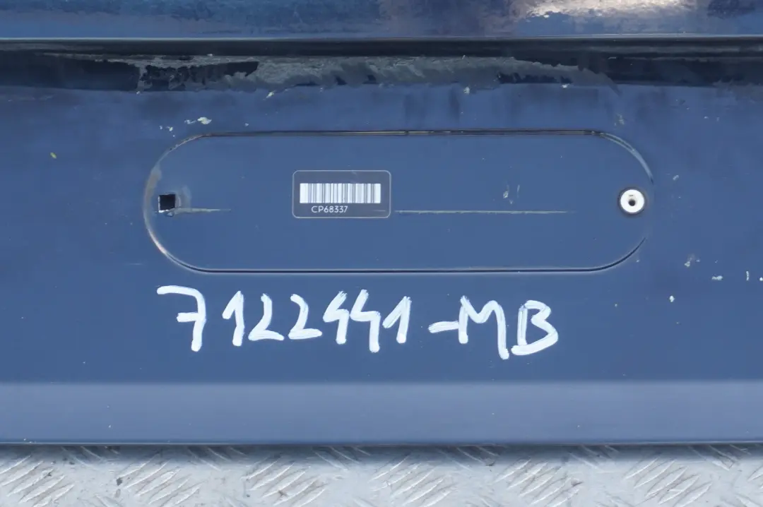 BMW 5 Series E60 Trunk Boot Lid Tailgate Monacoblau Monaco Blue Metallic - A35 - SKU 7122441-MB - Part number 7122441