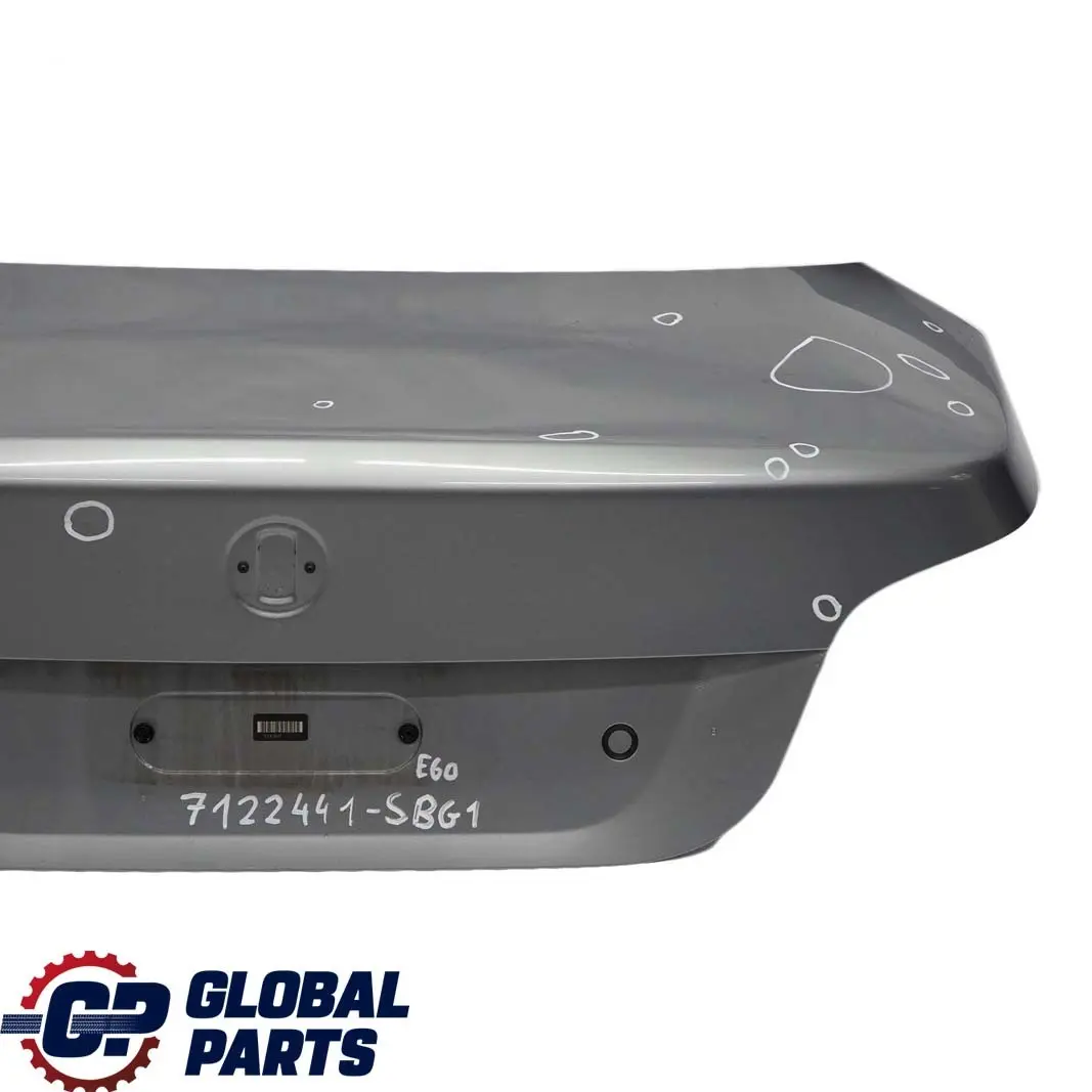 Trunk Boot Lid Tailgate Silbergrau Silver Grey Metallic - A08 to BMW 5 E60 1 with Part number 7122441 BMW 5 E60 1 Trunk Boot Lid Tailgate Silbergrau Silver Grey Metallic - A08 - SKU 7122441-SBG1 - Part number 7122441