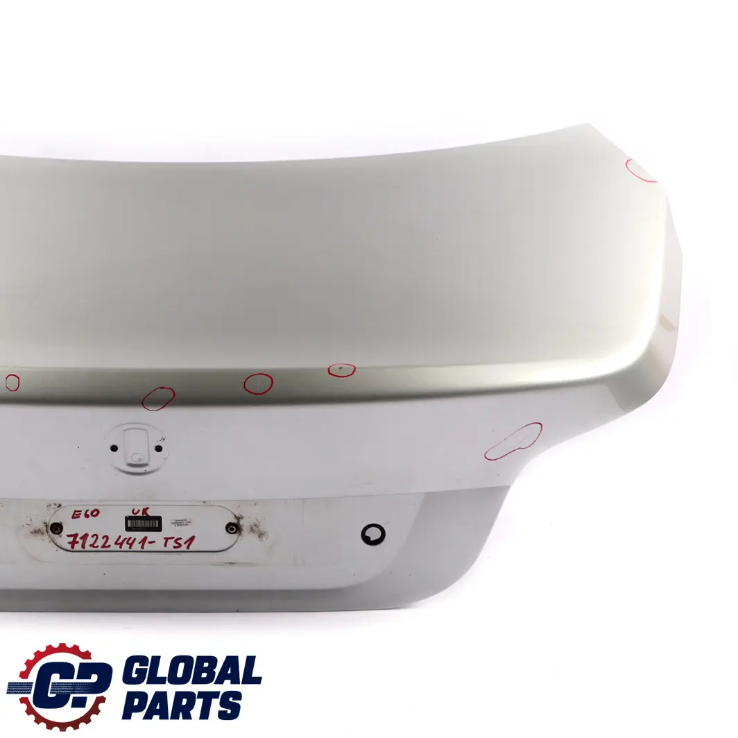 BMW 5 Series E60 1 Trunk Boot Lid Tailgate Titansilber Silver Metallic - 354 - SKU 7122441-TS1 - Part number 7122441