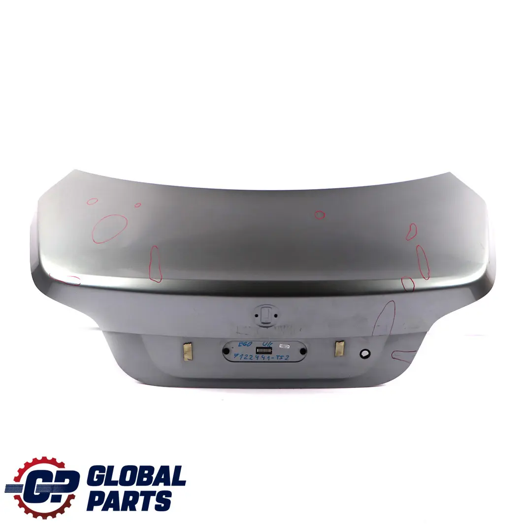 Trunk Boot Lid Tailgate Titansilber Silver Metallic - 354 to BMW 5 Series E60 2 with Part number 7122441 BMW 5 Series E60 2 Trunk Boot Lid Tailgate Titansilber Silver Metallic - 354 - SKU 7122441-TS2 - Part number 7122441