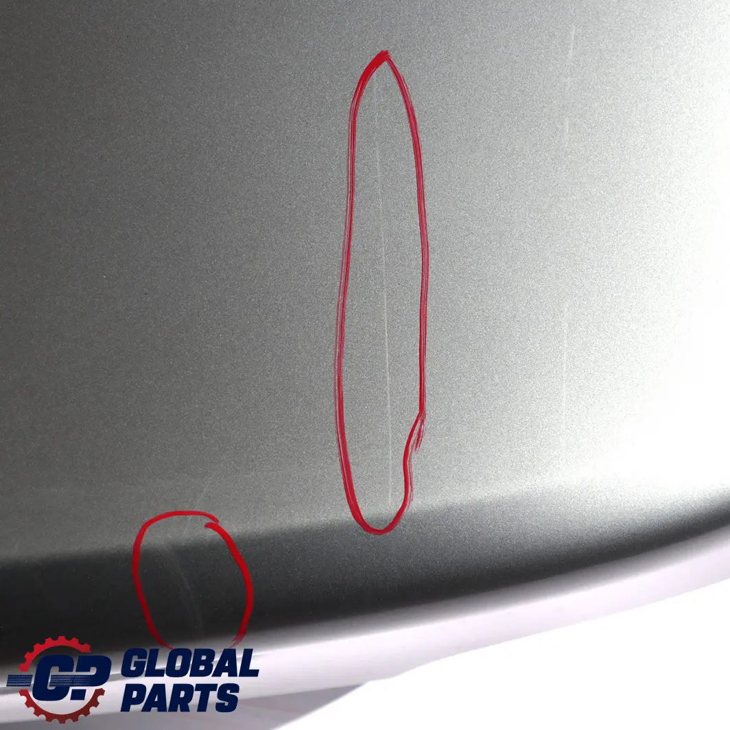 Trunk Boot Lid Tailgate Titansilber Silver Metallic - 354 to BMW 5 Series E60 2 with Part number 7122441 BMW 5 Series E60 2 Trunk Boot Lid Tailgate Titansilber Silver Metallic - 354 - SKU 7122441-TS2 - Part number 7122441
