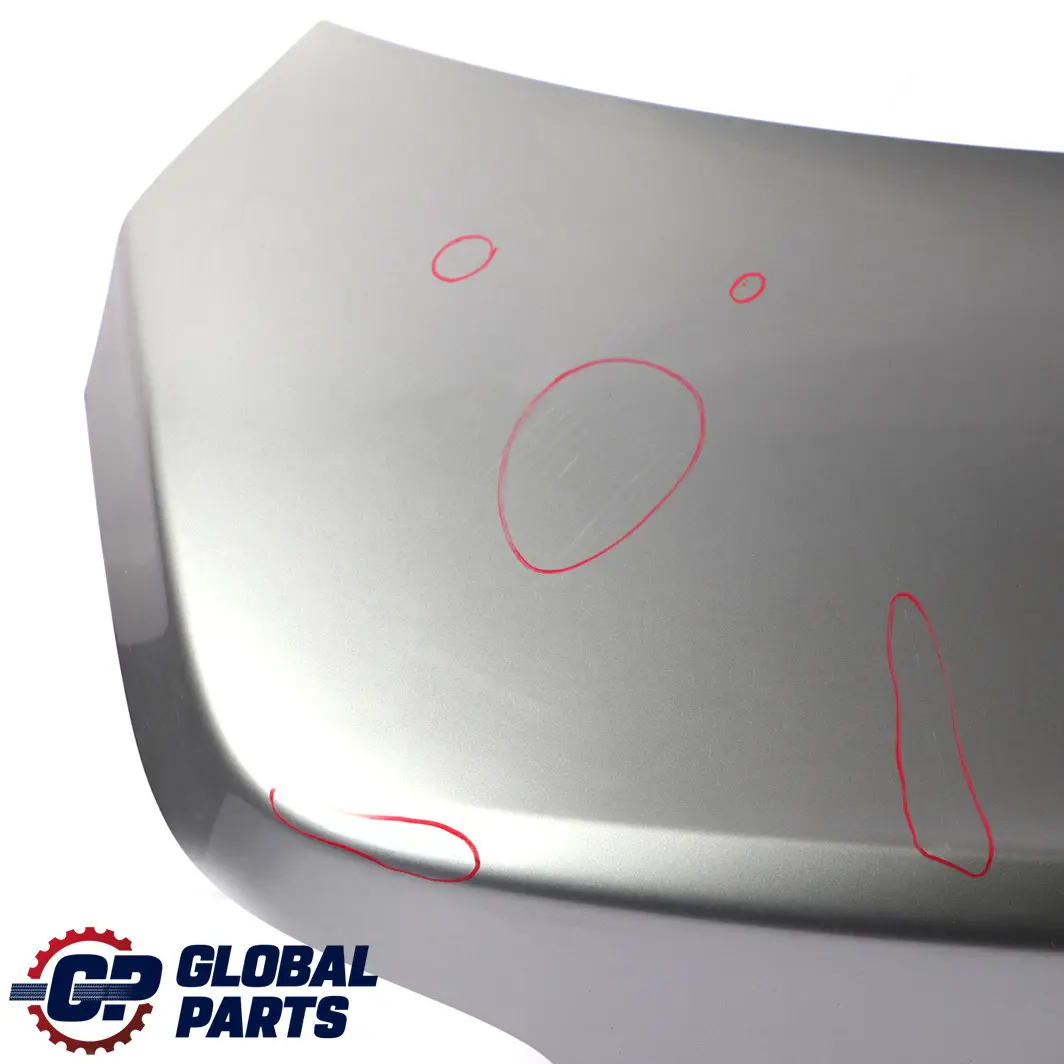 Trunk Boot Lid Tailgate Titansilber Silver Metallic - 354 to BMW 5 Series E60 2 with Part number 7122441 BMW 5 Series E60 2 Trunk Boot Lid Tailgate Titansilber Silver Metallic - 354 - SKU 7122441-TS2 - Part number 7122441