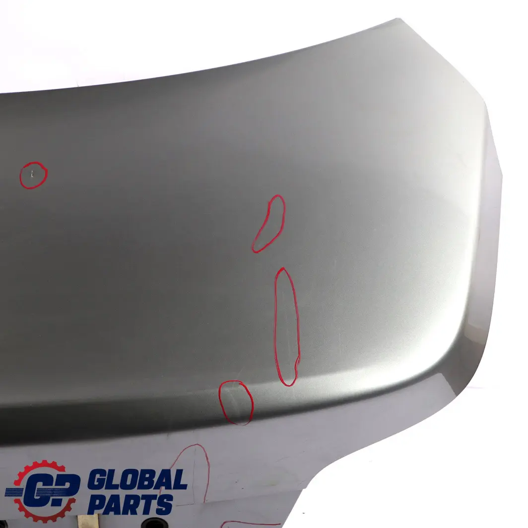 Trunk Boot Lid Tailgate Titansilber Silver Metallic - 354 to BMW 5 Series E60 2 with Part number 7122441 BMW 5 Series E60 2 Trunk Boot Lid Tailgate Titansilber Silver Metallic - 354 - SKU 7122441-TS2 - Part number 7122441