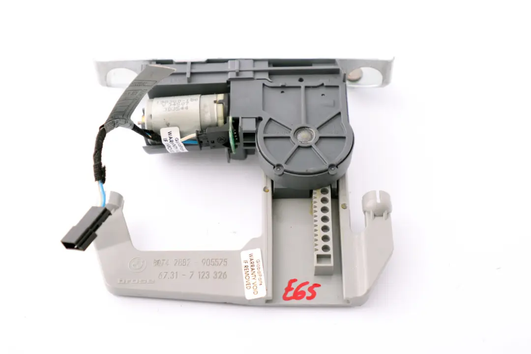 BMW E65 E66 E67 Reposacabezas trasero Ajuste Actuador Drive - SKU 7123326 - Número de pieza 7123326