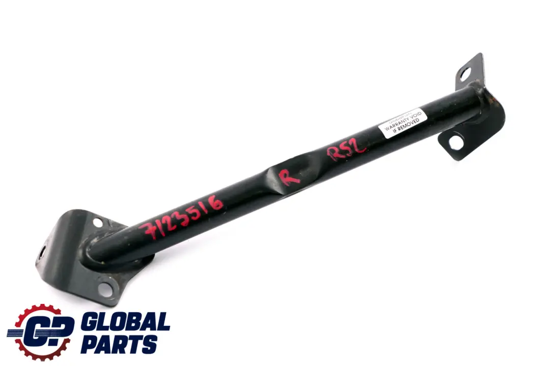 Diagonal Rod Strut Chassis Support Right para Mini R52 Convertible con número de pieza 7123516 Mini R52 Convertible Diagonal Rod Strut Chassis Support Right - SKU 7123516 - Número de pieza 7123516