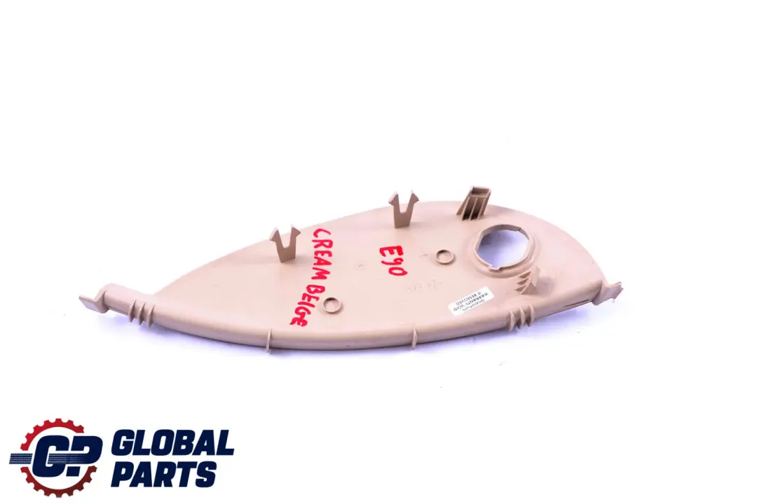 Trim Instrument Panel Left N/S Cream Beige to BMW E90 E91 LCI Cover with Part number 7123733 BMW E90 E91 LCI Cover Trim Instrument Panel Left N/S Cream Beige - SKU 7123733-2 - Part number 7123733
