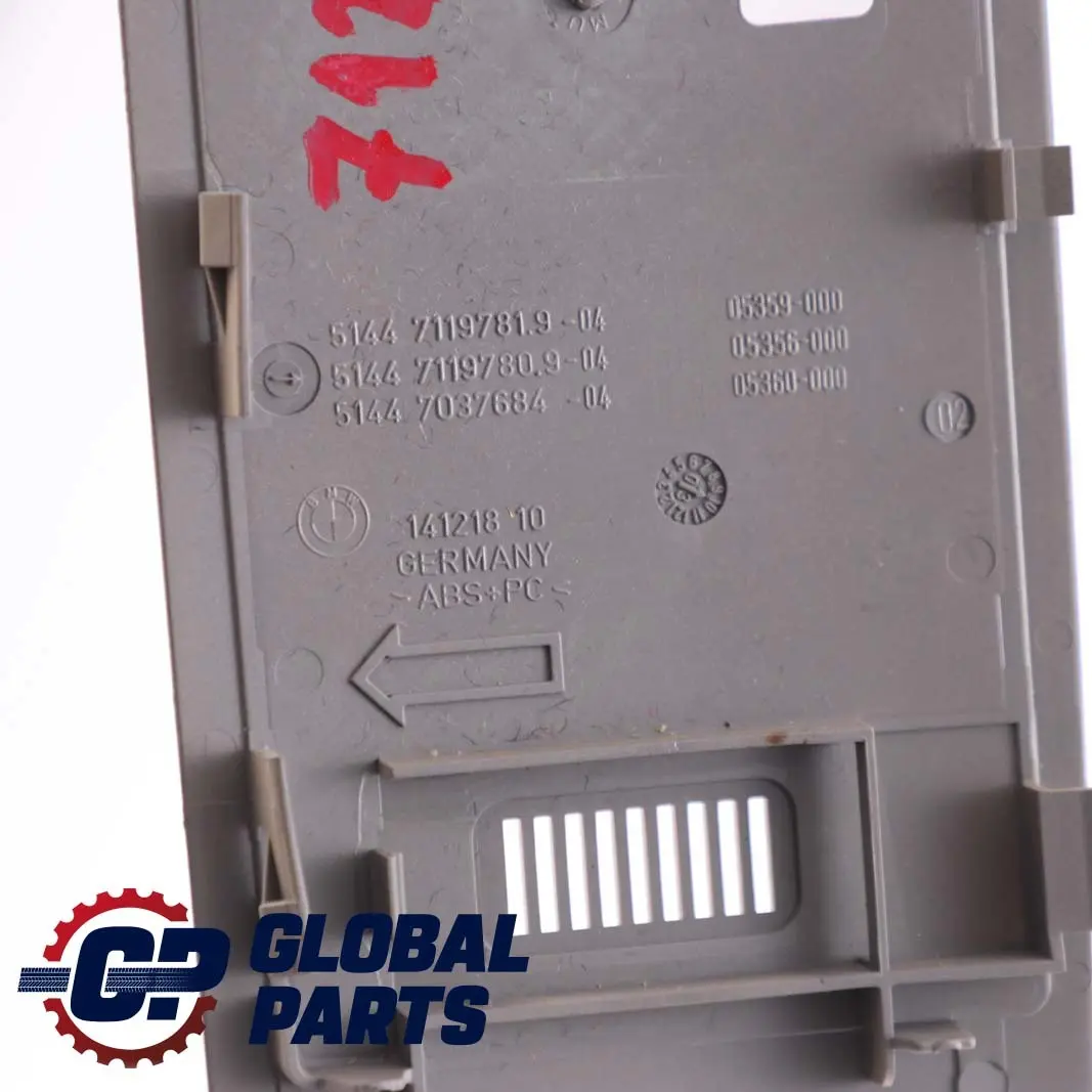BMW 5 Series E60 E61 LCI Front Headlining Roof Cover Beige - SKU 7124012 - Part number 7119781