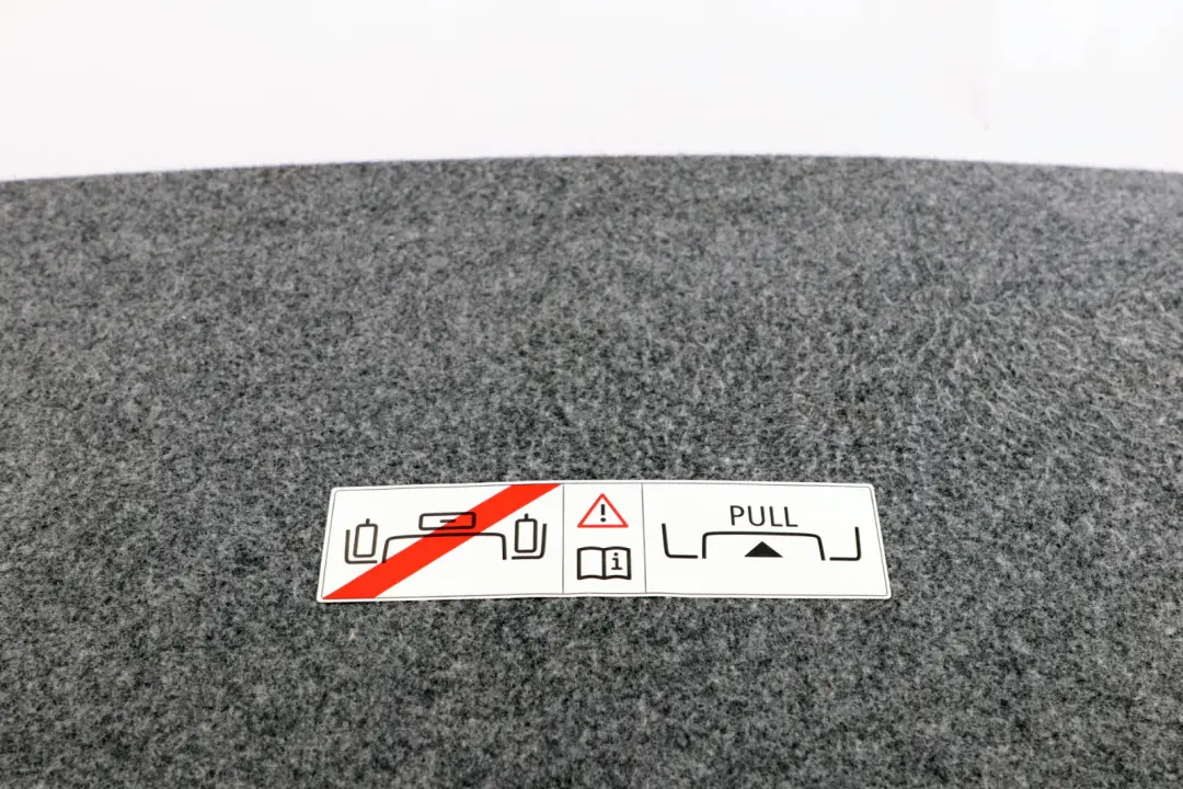 BMW E93 Panel Interior Trunk Boot Partition Bulkhead Anthrazit - SKU 7124294 - Número de pieza 7124294