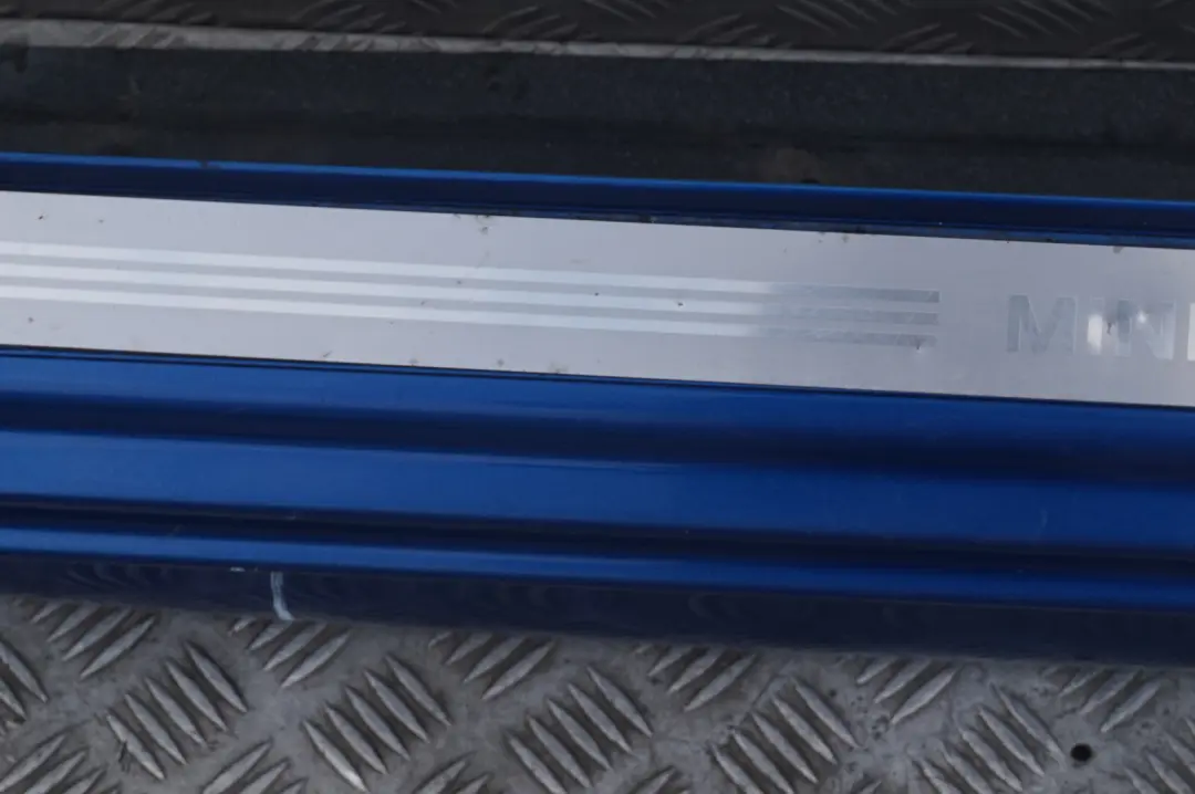 BMW MINI R52 Cooper S Seitenschweller links Hyper Blue Blau Metallic - A28 - SKU 7124375-HYB - Teilenummer 1505863